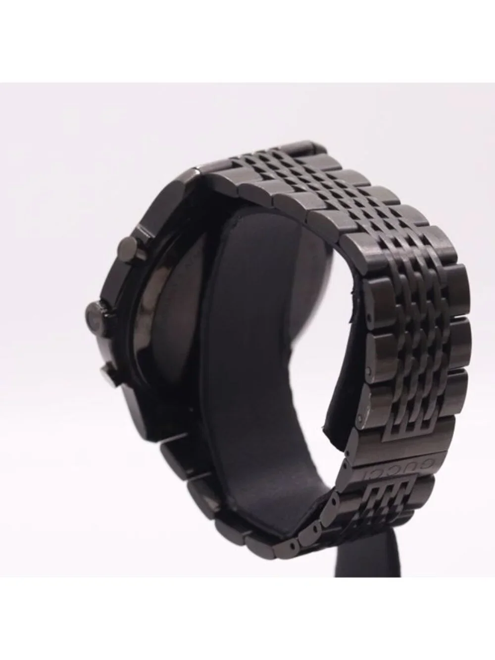 Gucci With and Ji Timeless 126.2 Quartz Date Chronograph Black Dial Watch